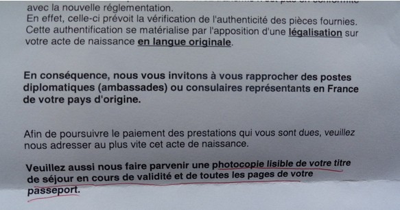 法国颁布了申请房补的新政策 (CAF拿钱要出生公证双认证)