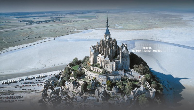 法国“泰山”瞬间变孤岛： 圣米歇尔山 Mont saint michel